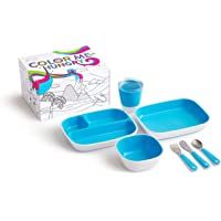 Los mejores  - Munchkin 051913 - Set de vajilla para niños- azul